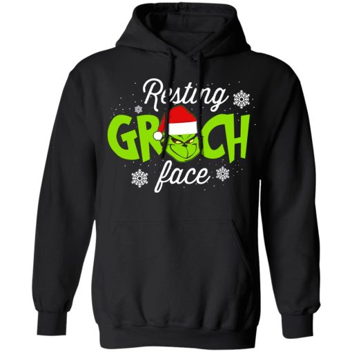 Resting Grinch Face Christmas T-Shirts, Hoodies, Long Sleeve 19