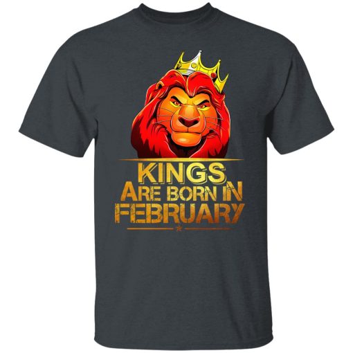 Lion King Are Born In February T-Shirts, Hoodies, Long Sleeve 3