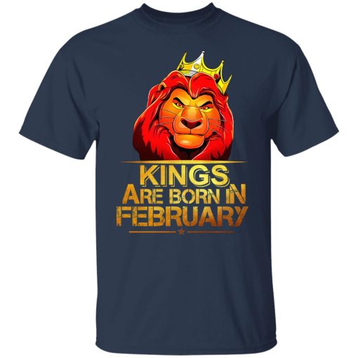 Lion King Are Born In February T-Shirts, Hoodies, Long Sleeve 5