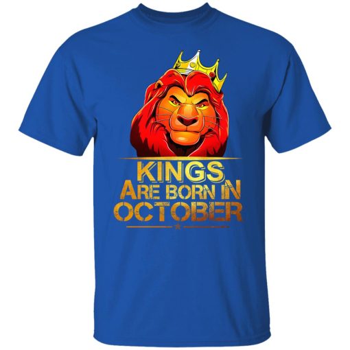 Lion King Are Born In October T-Shirts, Hoodies, Long Sleeve 8