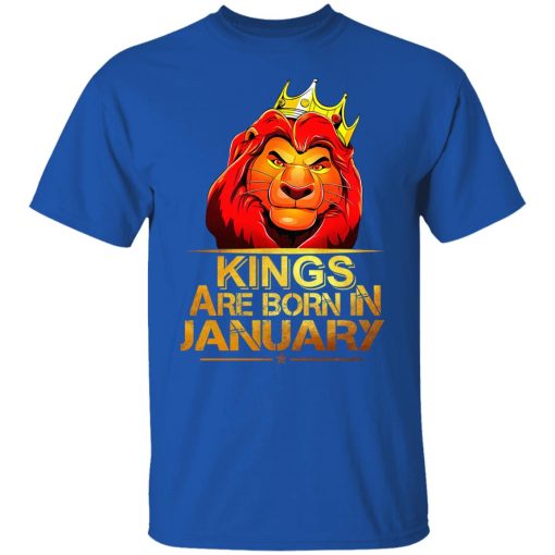 Lion King Are Born In January T-Shirts, Hoodies, Long Sleeve 8