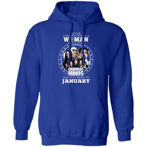 Never Underestimate A Woman Who Loves Criminal Minds And Was Born In January T-Shirts, Hoodies, Long Sleeve 26