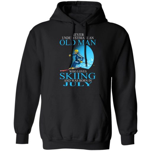 Never Underestimate An Old Man Who Loves Skiing And Was Born In July T-Shirts, Hoodies, Long Sleeve 19
