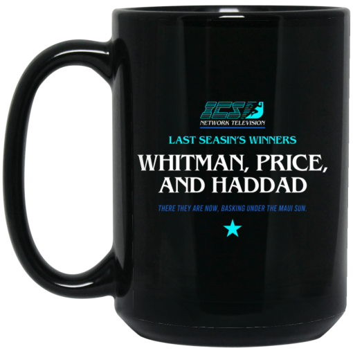 Running Man Whitman, Price, and Haddad Mug 3