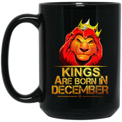 Lion King Are Born In December Mug 6