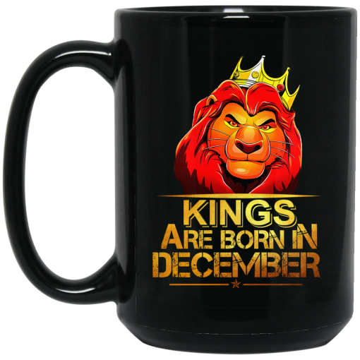 Lion King Are Born In December Mug 4