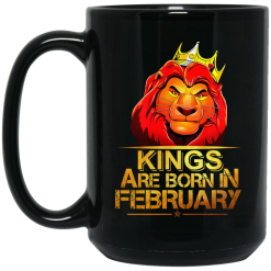 Lion King Are Born In February Mug 6