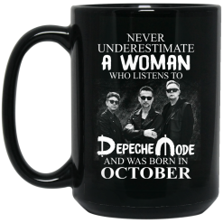 A Woman Who Listens To Depeche Mode And Was Born In October Mug 5