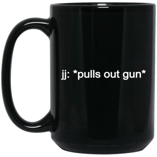 jj: *pulls out gun* Outer Banks Netflix Mug 3