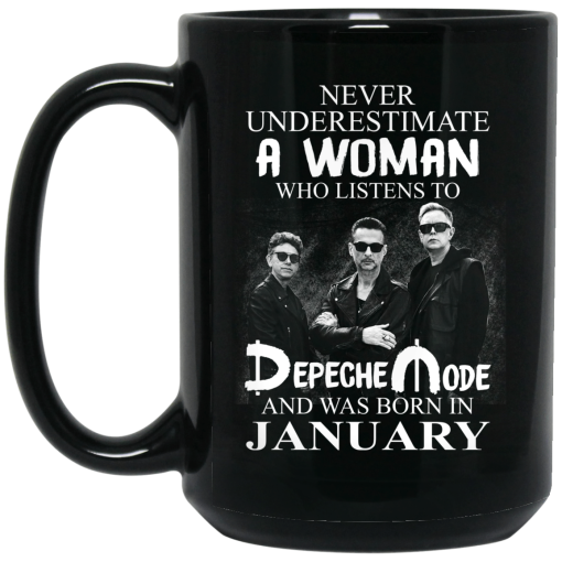 A Woman Who Listens To Depeche Mode And Was Born In January Mug 4