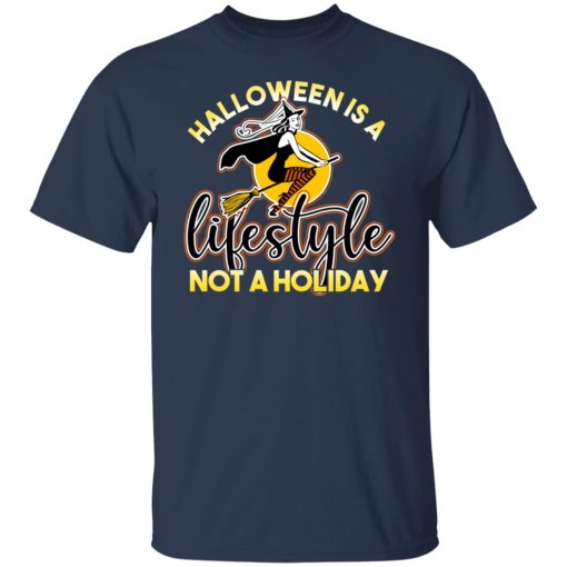 Womens Retro Ephemera Style Halloween Is A Lifestyle Not A Holiday T-Shirts, Hoodies, Long Sleeve 6