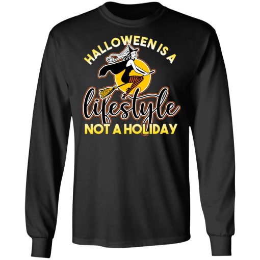 Womens Retro Ephemera Style Halloween Is A Lifestyle Not A Holiday T-Shirts, Hoodies, Long Sleeve 18
