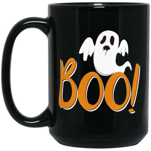 Halloween Exploring Boo With Ghost Spooky Halloween Trick Mug 3
