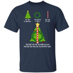 Harry Potter The Tree Of Christmas The Wreath Of Holly The Cane Of Candy T-Shirts, Hoodies, Long Sleeve 29