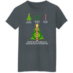 Harry Potter The Tree Of Christmas The Wreath Of Holly The Cane Of Candy T-Shirts, Hoodies, Long Sleeve 35