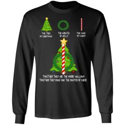 Harry Potter The Tree Of Christmas The Wreath Of Holly The Cane Of Candy T-Shirts, Hoodies, Long Sleeve 41