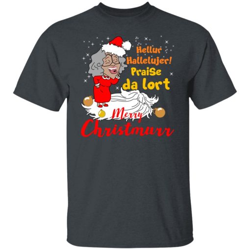 Hellur Hallelujer Praise Da Lort Merry Christmas T-Shirts, Hoodies, Long Sleeve 3