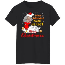 Hellur Hallelujer Praise Da Lort Merry Christmas T-Shirts, Hoodies, Long Sleeve 34