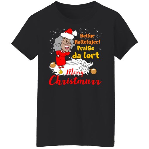 Hellur Hallelujer Praise Da Lort Merry Christmas T-Shirts, Hoodies, Long Sleeve 10