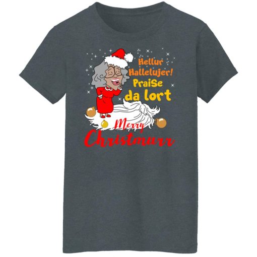 Hellur Hallelujer Praise Da Lort Merry Christmas T-Shirts, Hoodies, Long Sleeve 12