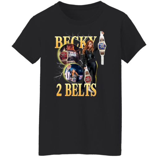 Becky Lynch 2 Belts T-Shirts, Hoodies, Long Sleeve 9