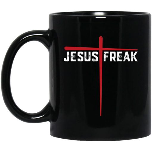 Christian Jesus Freak Red Cross Mug