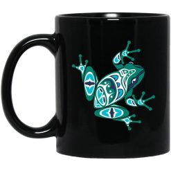 Frog Pacific Northwest Native American Indian Style Art Mug
