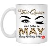 This Queen Was Born In May Happy Birthday To Me Mug