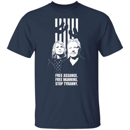 Free Assange Free Manning Stop Tyranny T-Shirts, Hoodies, Long Sleeve 5