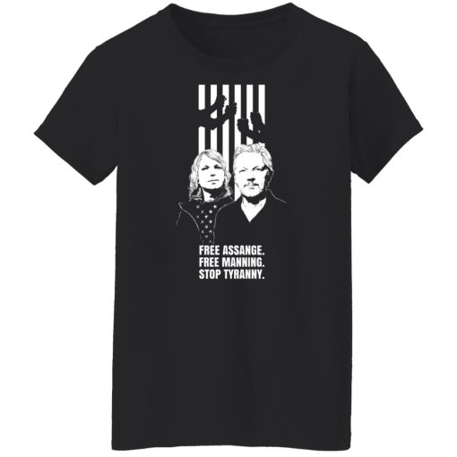Free Assange Free Manning Stop Tyranny T-Shirts, Hoodies, Long Sleeve 9