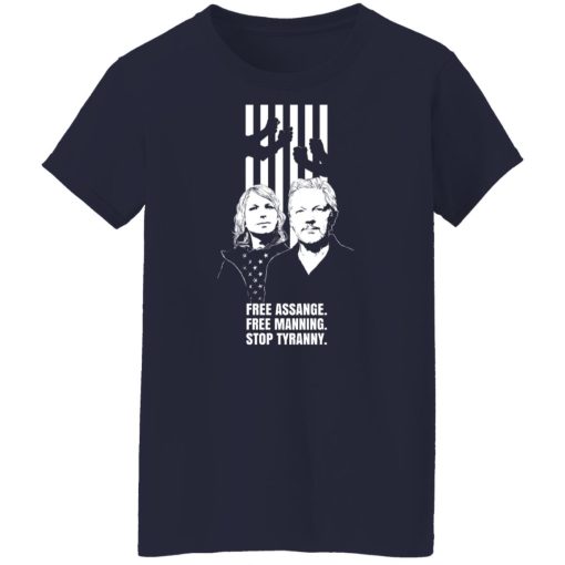 Free Assange Free Manning Stop Tyranny T-Shirts, Hoodies, Long Sleeve 13