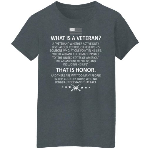 Veteran What Is A Veteran That Is Honor T-Shirts, Hoodies, Long Sleeve 11