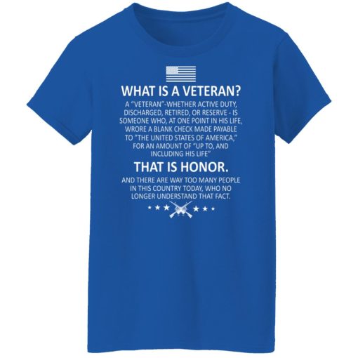 Veteran What Is A Veteran That Is Honor T-Shirts, Hoodies, Long Sleeve 15