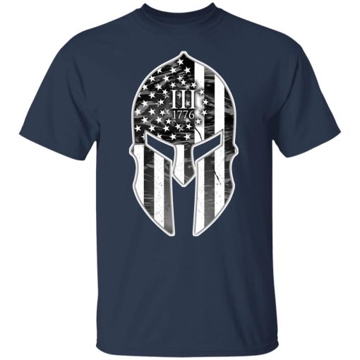 Spartan Soldier Three Percenters 1776 T-Shirts, Hoodies, Long Sleeve 5