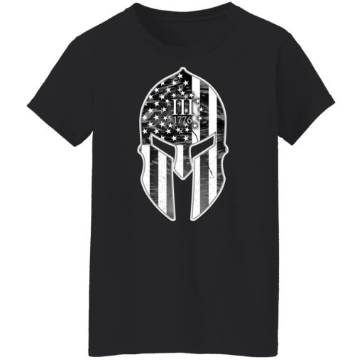 Spartan Soldier Three Percenters 1776 T-Shirts, Hoodies, Long Sleeve 9