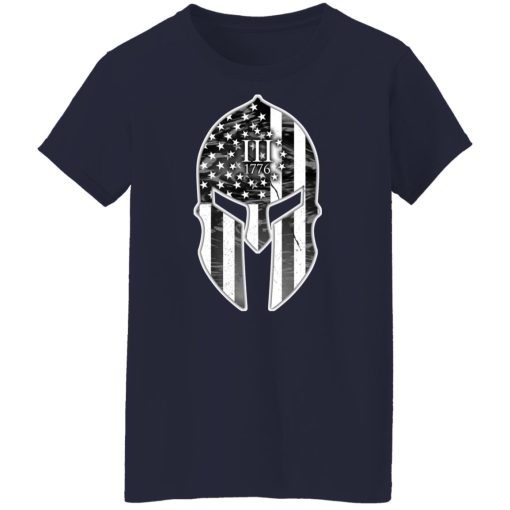 Spartan Soldier Three Percenters 1776 T-Shirts, Hoodies, Long Sleeve 13