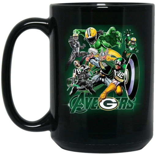 Green Bay Packers Tie Dye The Avengers Mug 3