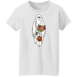 Floral Ghost Halloween Spooky T-Shirts, Hoodies, Long Sleeve 32