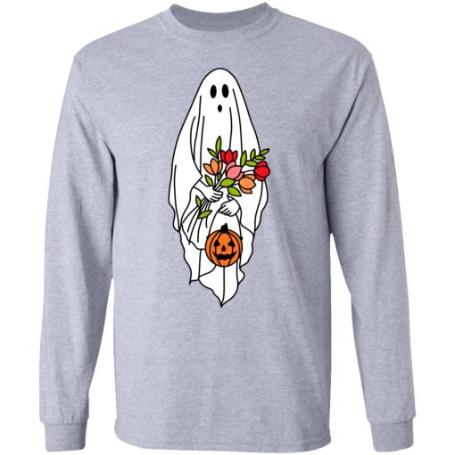 Floral Ghost Halloween Spooky T-Shirts, Hoodies, Long Sleeve 14