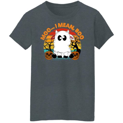 Ghost Cow Moo I Mean Boo Pumpkin Moon Halloween Vintage T-Shirts, Hoodies, Long Sleeve 11