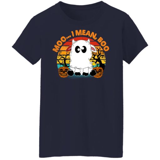 Ghost Cow Moo I Mean Boo Pumpkin Moon Halloween Vintage T-Shirts, Hoodies, Long Sleeve 13