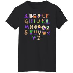 Halloween Alphabet Shirt For Teachers T-Shirts, Hoodies, Long Sleeve 33
