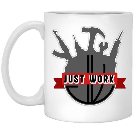 Do It with Dan Just Work Logo Mug
