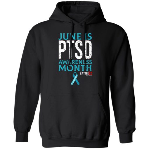 Battle22 June Is PTSD Awareness Month T-Shirts, Hoodies, Long Sleeve 3