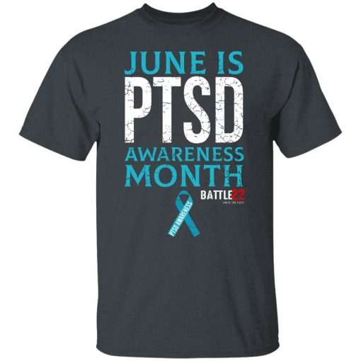 Battle22 June Is PTSD Awareness Month T-Shirts, Hoodies, Long Sleeve 8