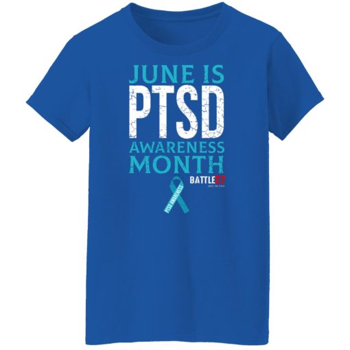 Battle22 June Is PTSD Awareness Month T-Shirts, Hoodies, Long Sleeve 14