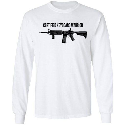 Operator Drewski Certified Keyboard Warrior T-Shirts, Hoodies, Long Sleeve 3