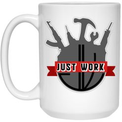 Do It with Dan Just Work Logo Mug 4