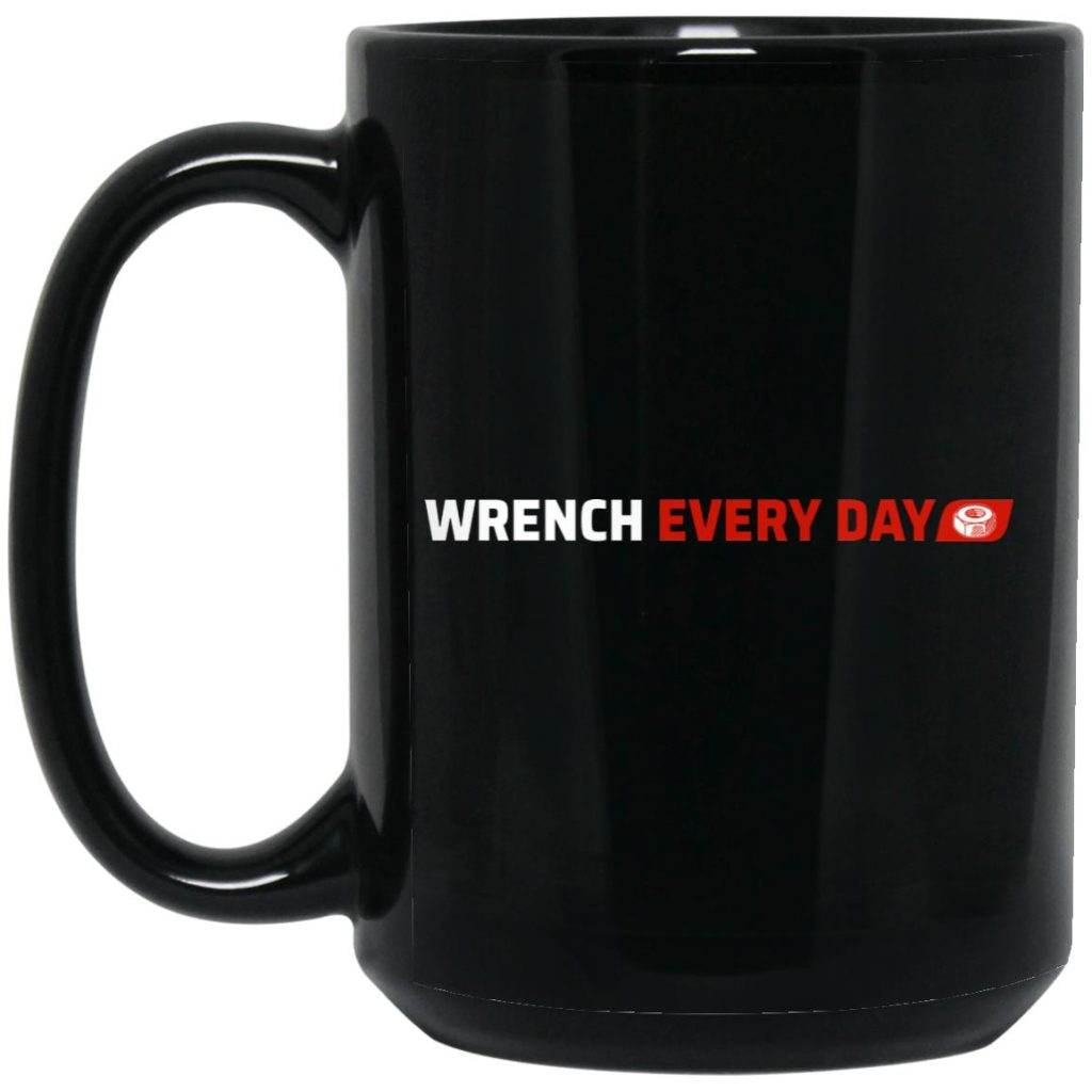 Wrench Every Day Logo Mug