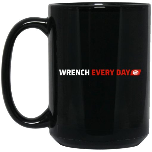 Wrench Every Day Logo Mug 3